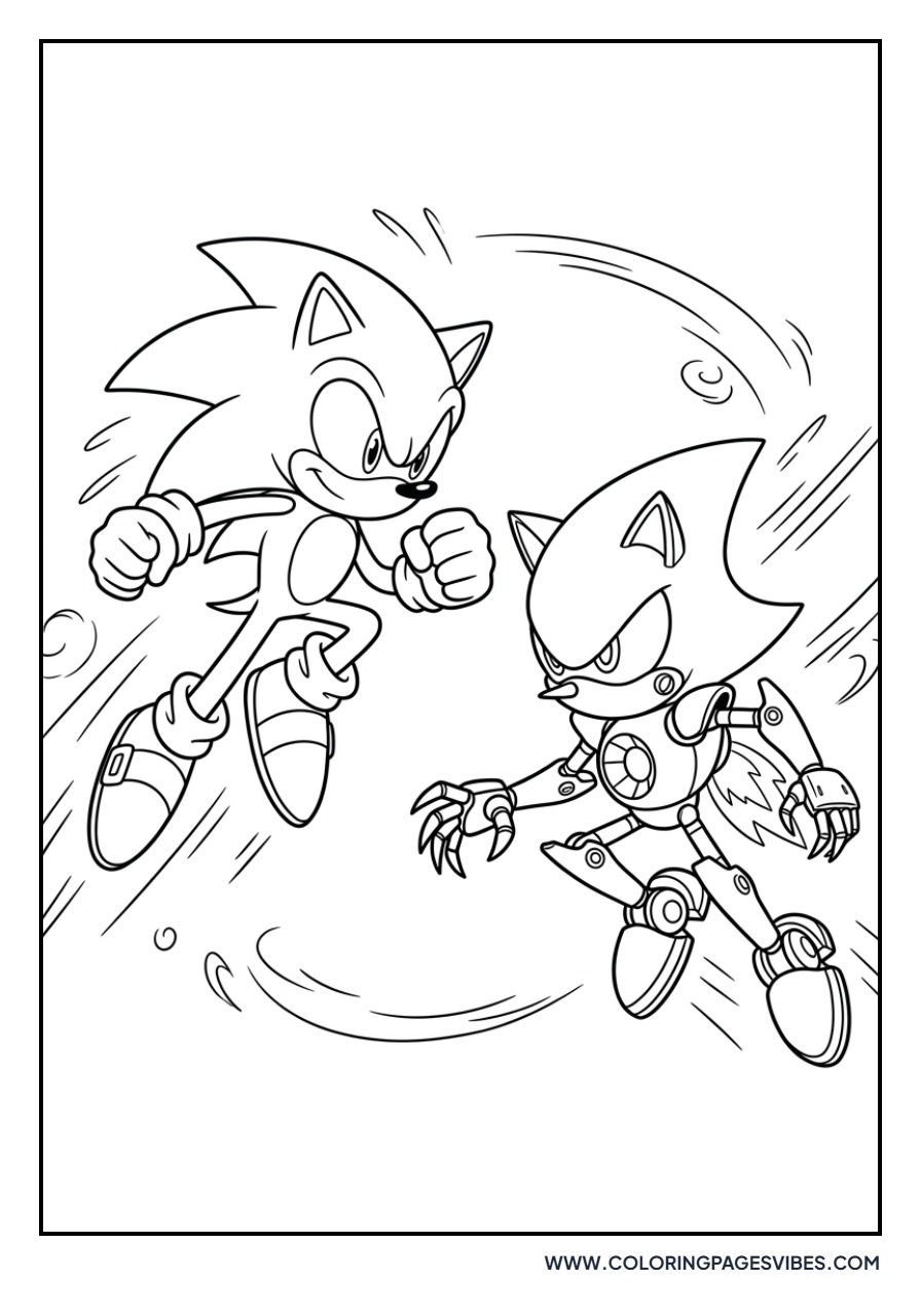 Metal Sonic vs Sonic
