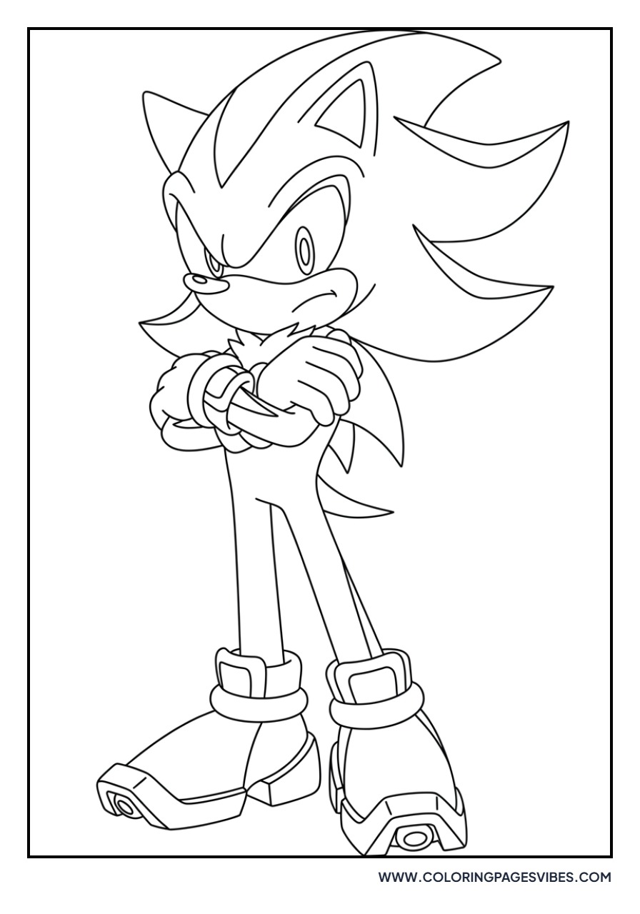 Shadow the Hedgehog Standing