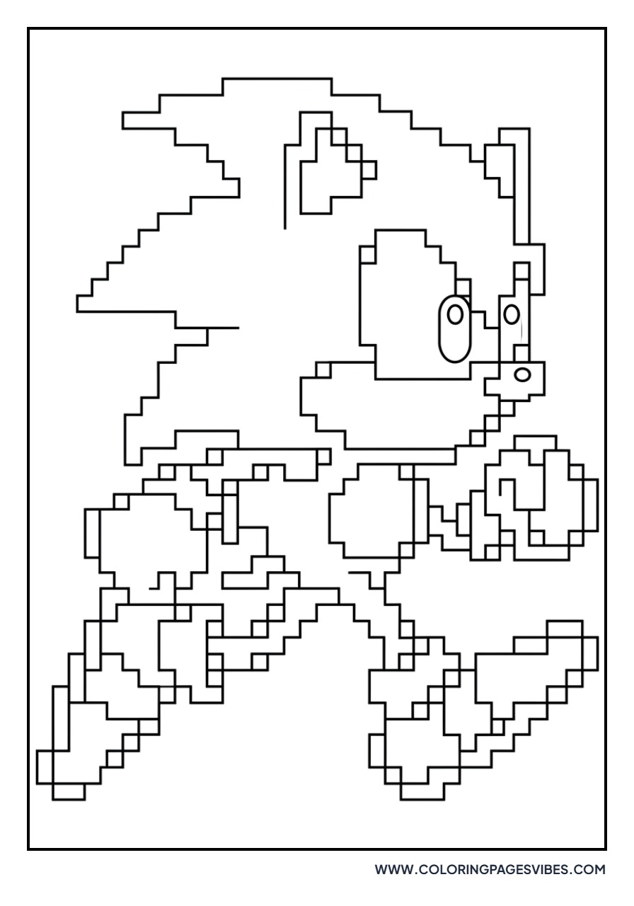 Sonic Pixel Art