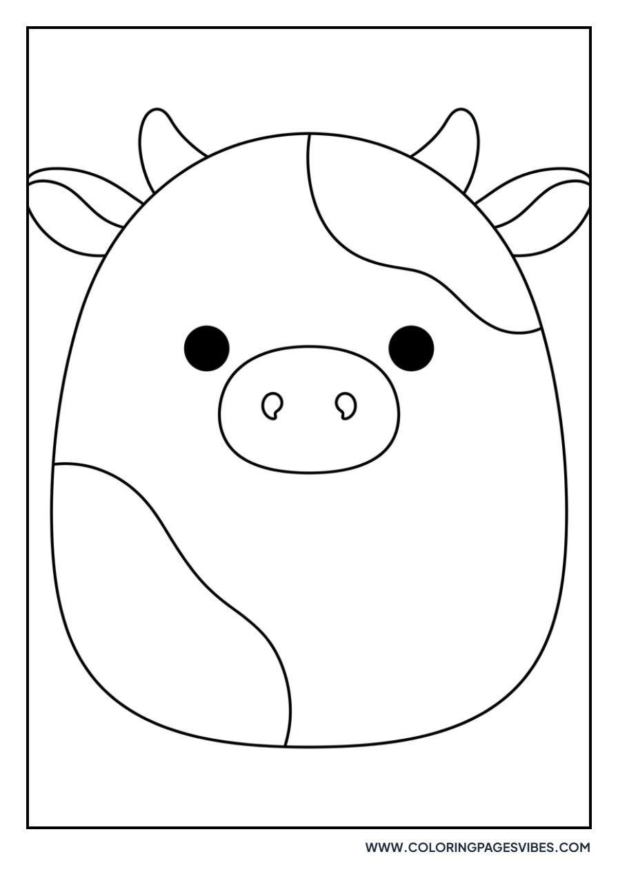 Connor the Cow Squishmallow