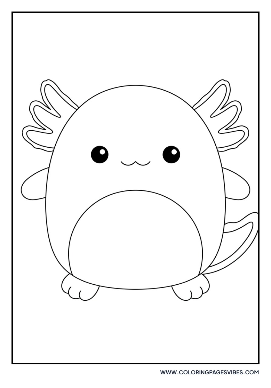 Monica the Axolotl Squishmallow