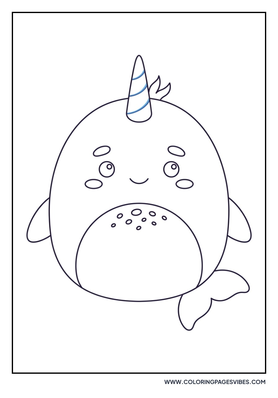Naomi the Narwhal Squishmallow