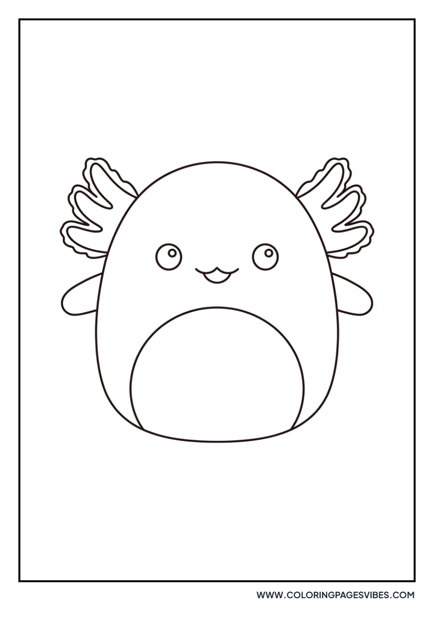 Nico the Axolotl Squishmallow