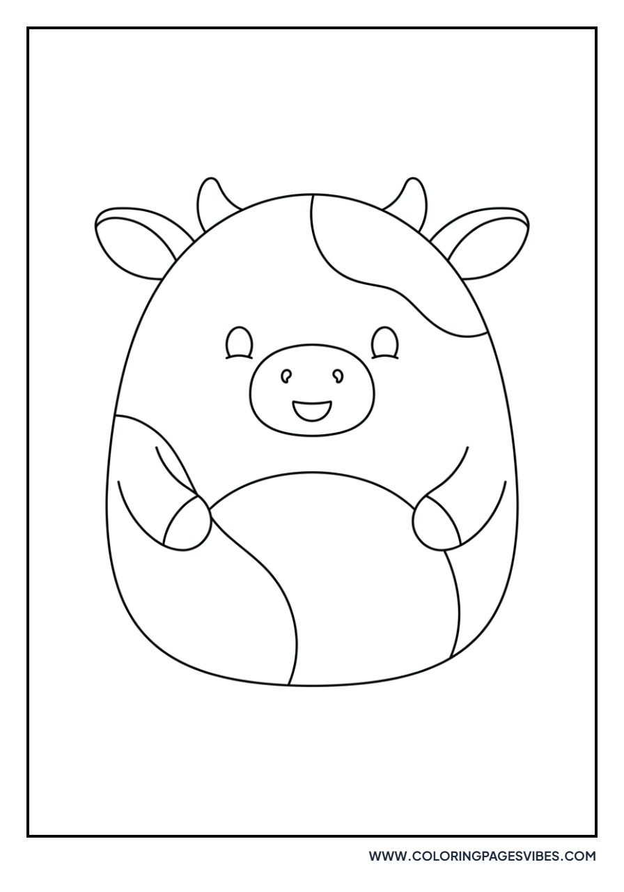 Patty the Pink Cow Squishmallow