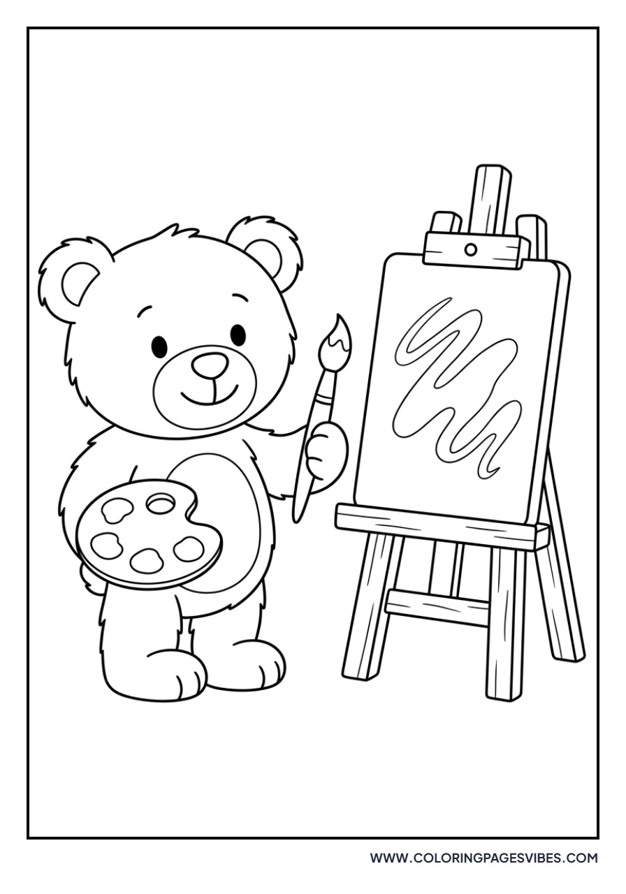 Artist Teddy Bear