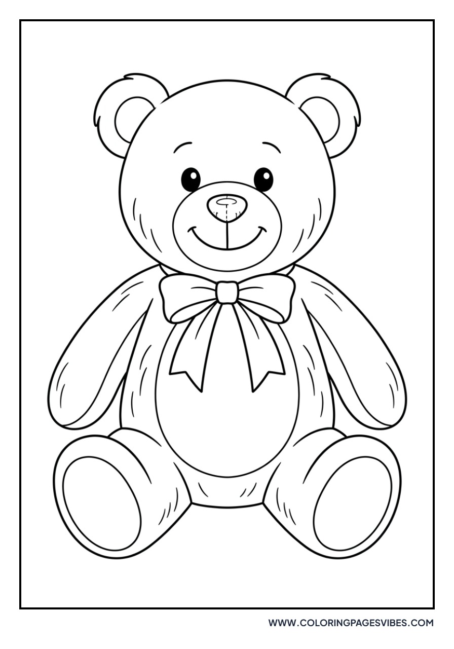Classic Sitting Teddy Bear