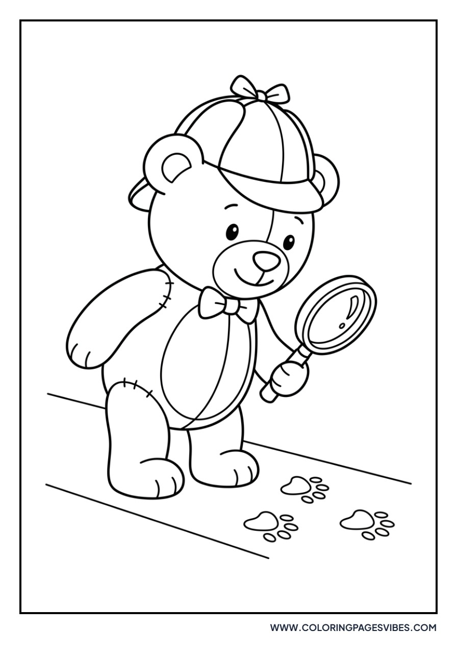 Detective Teddy Bear