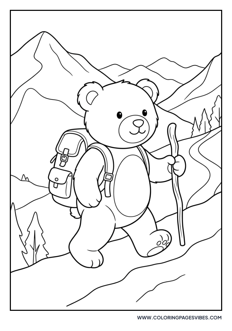 Hiking Teddy Bear