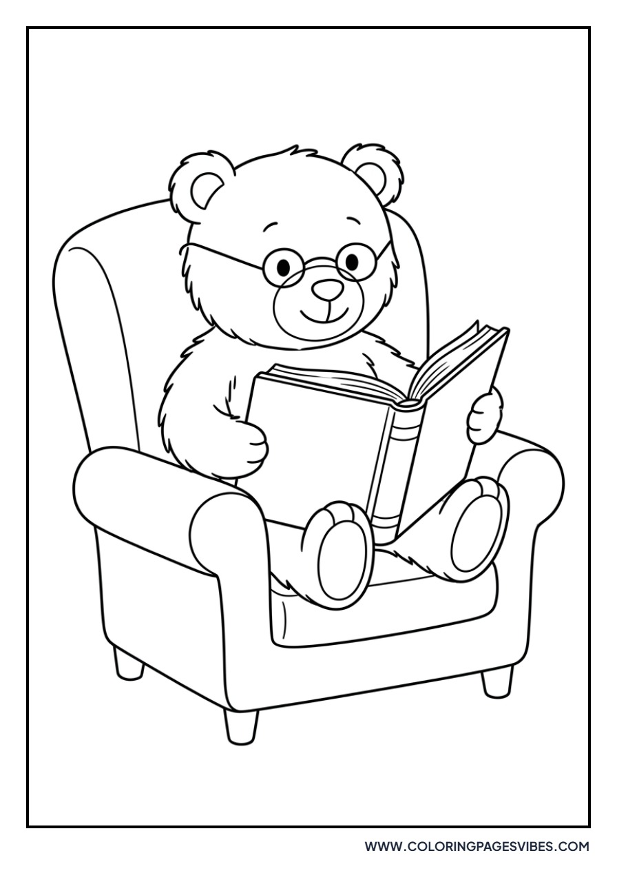 Reading Teddy Bear