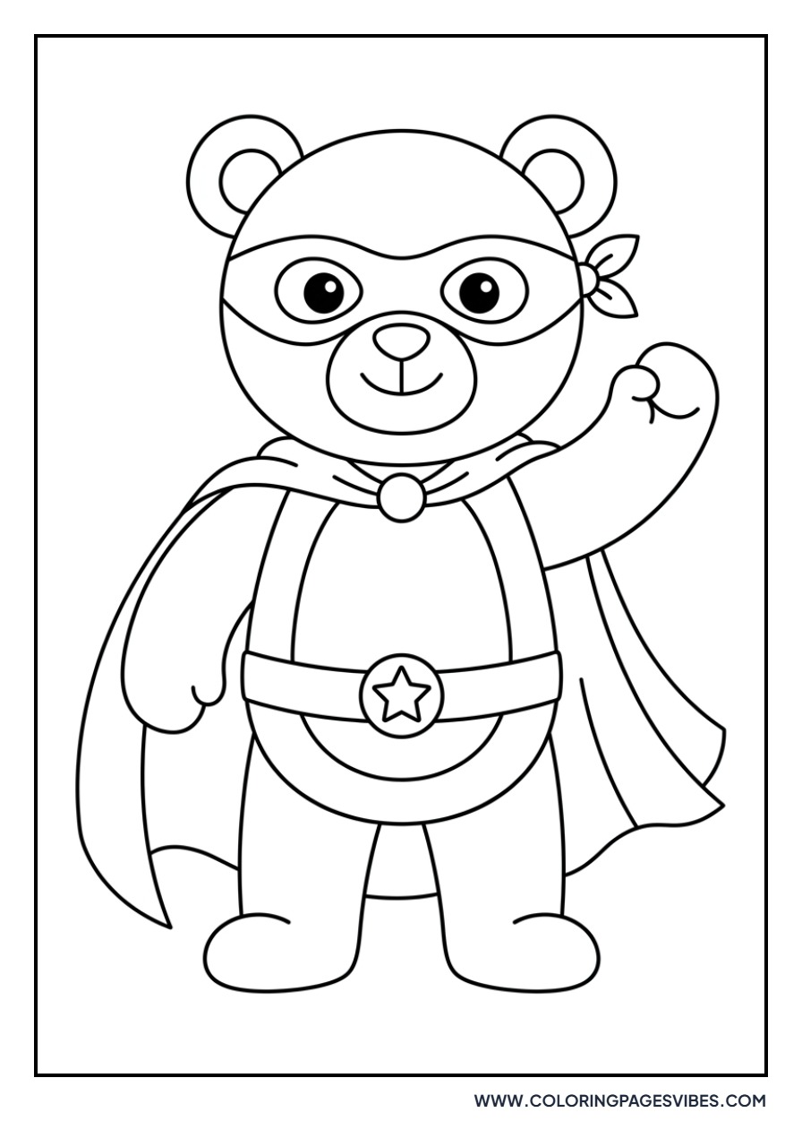 Superhero Teddy Bear