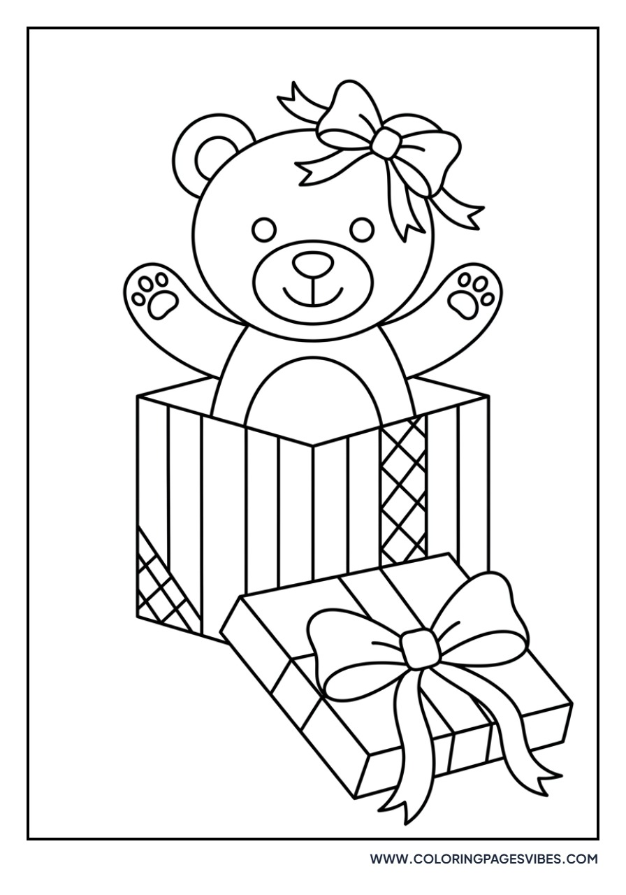 Teddy Bear in a Box