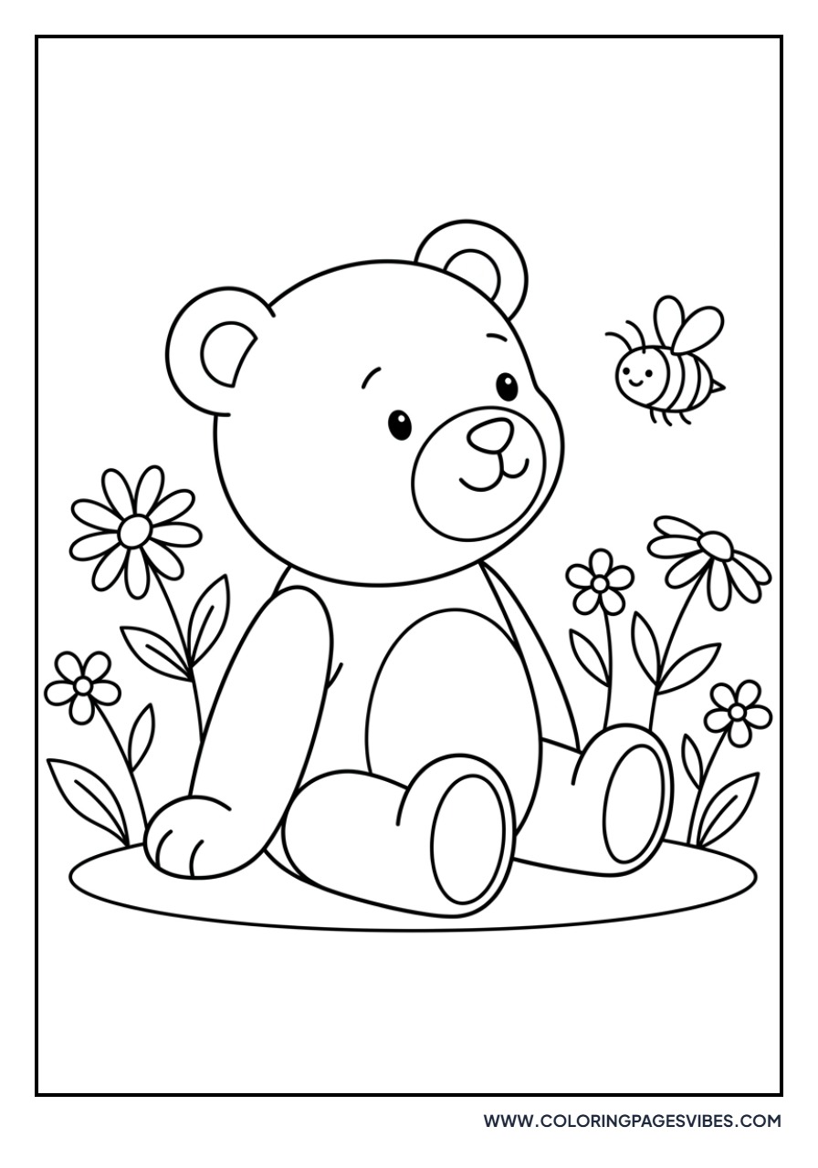 Teddy Bear with Bee