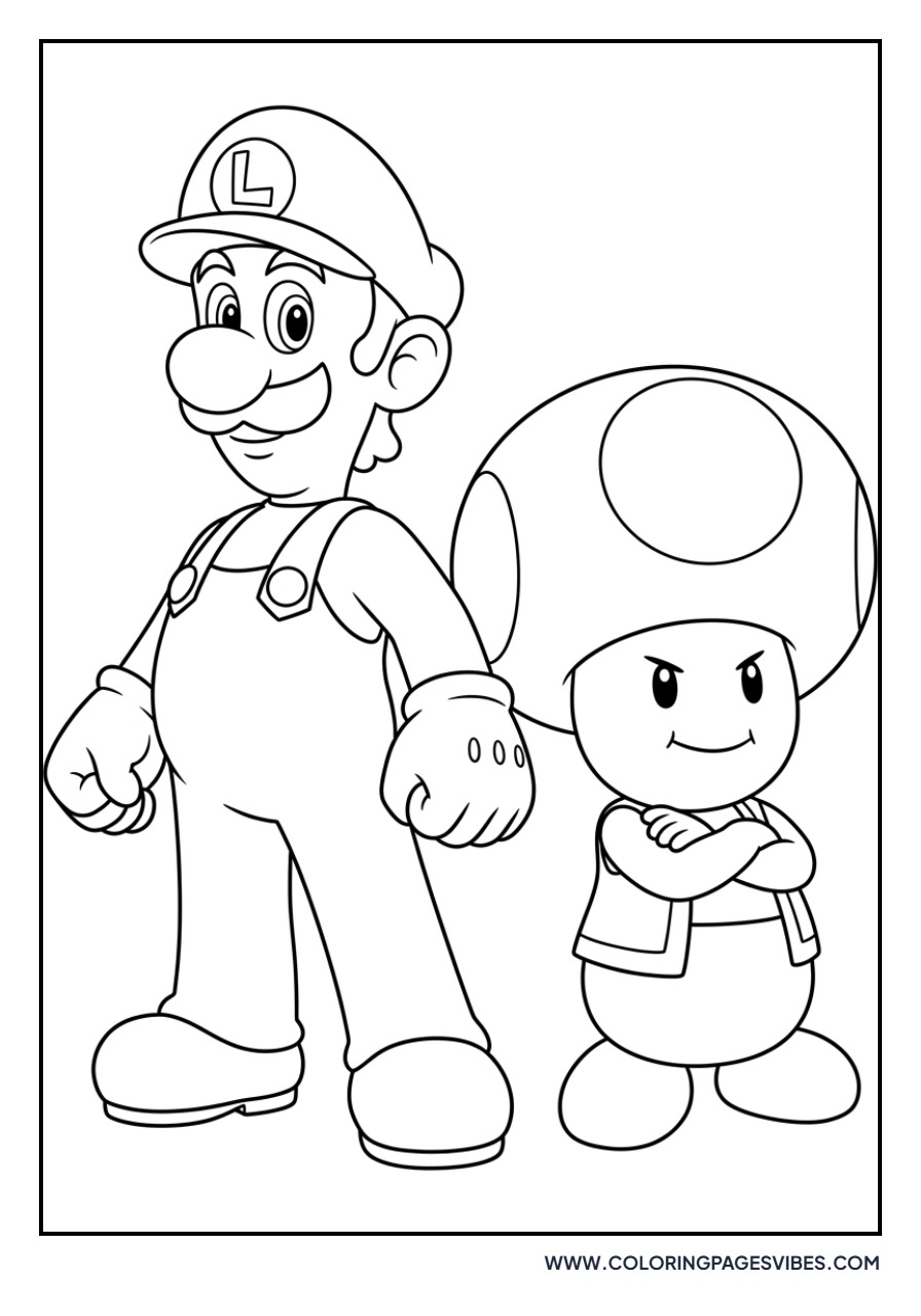 Toad and Luigi