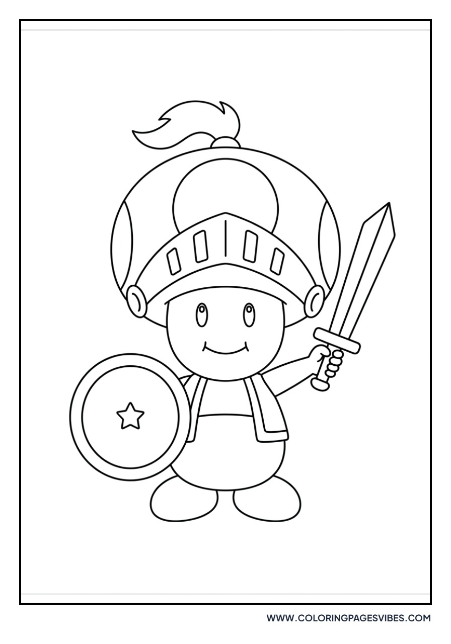 Toad as a Knight