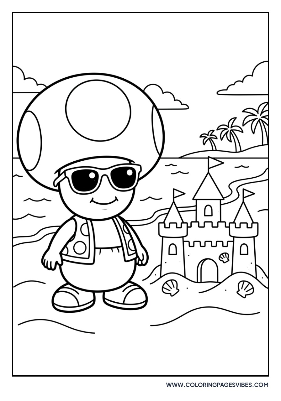Toad at the Beach