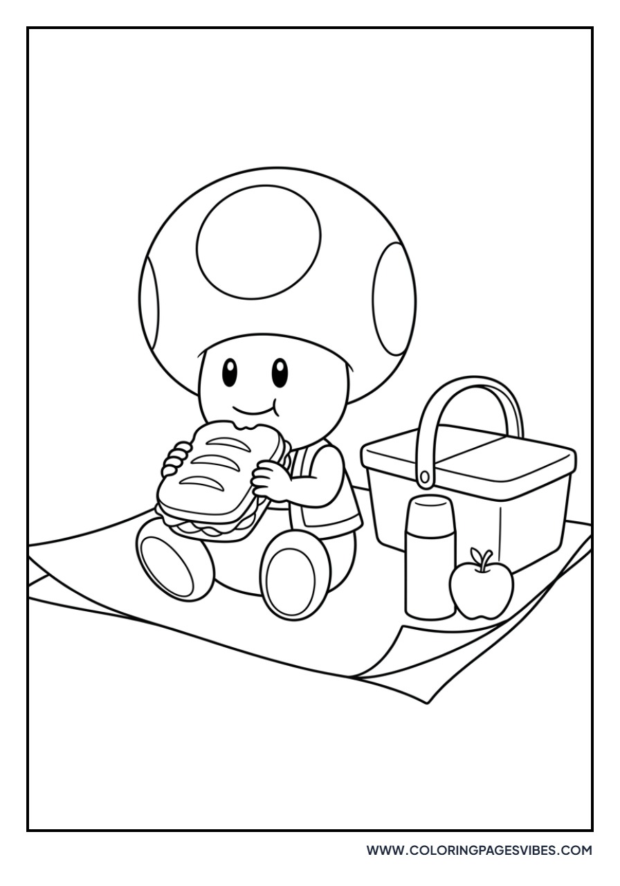 Toad Eating a Sandwich