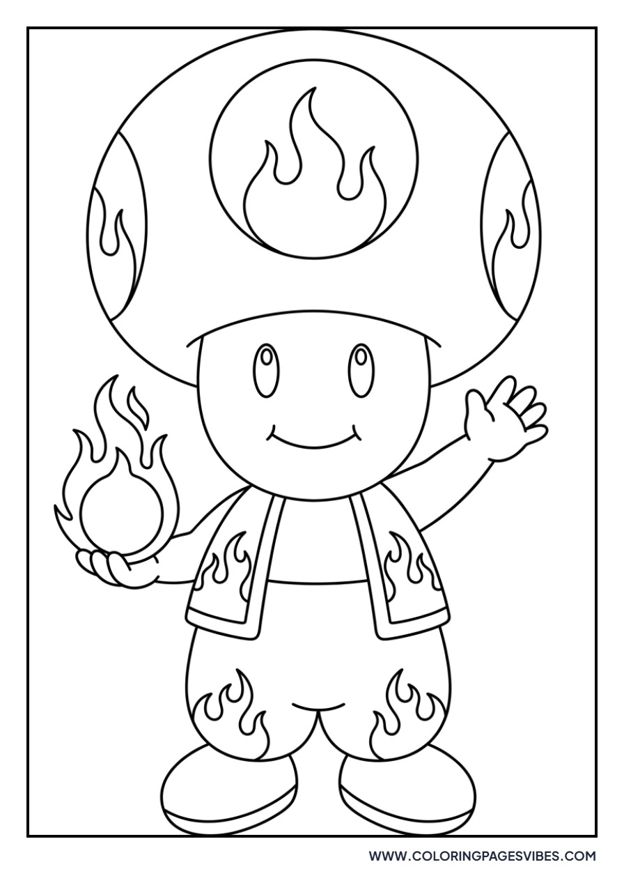 Toad in a Fire Suit