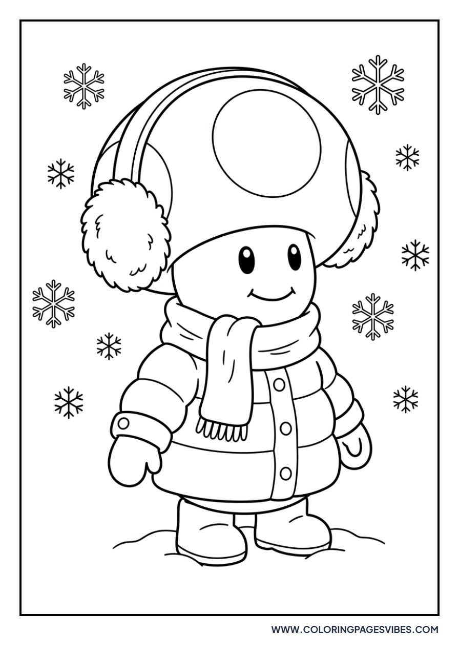 Toad in a Snowsuit