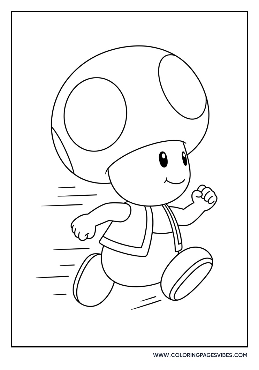 Toad Running Fast