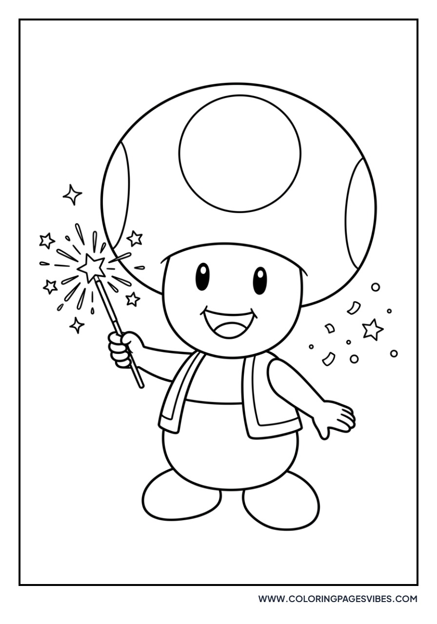 Toad with a Firework