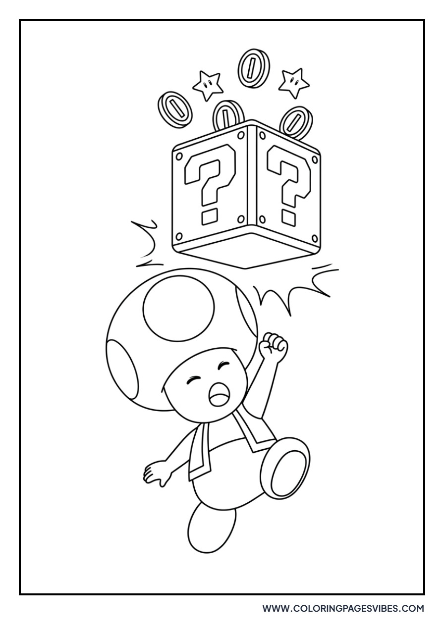 Toad with a Question Block