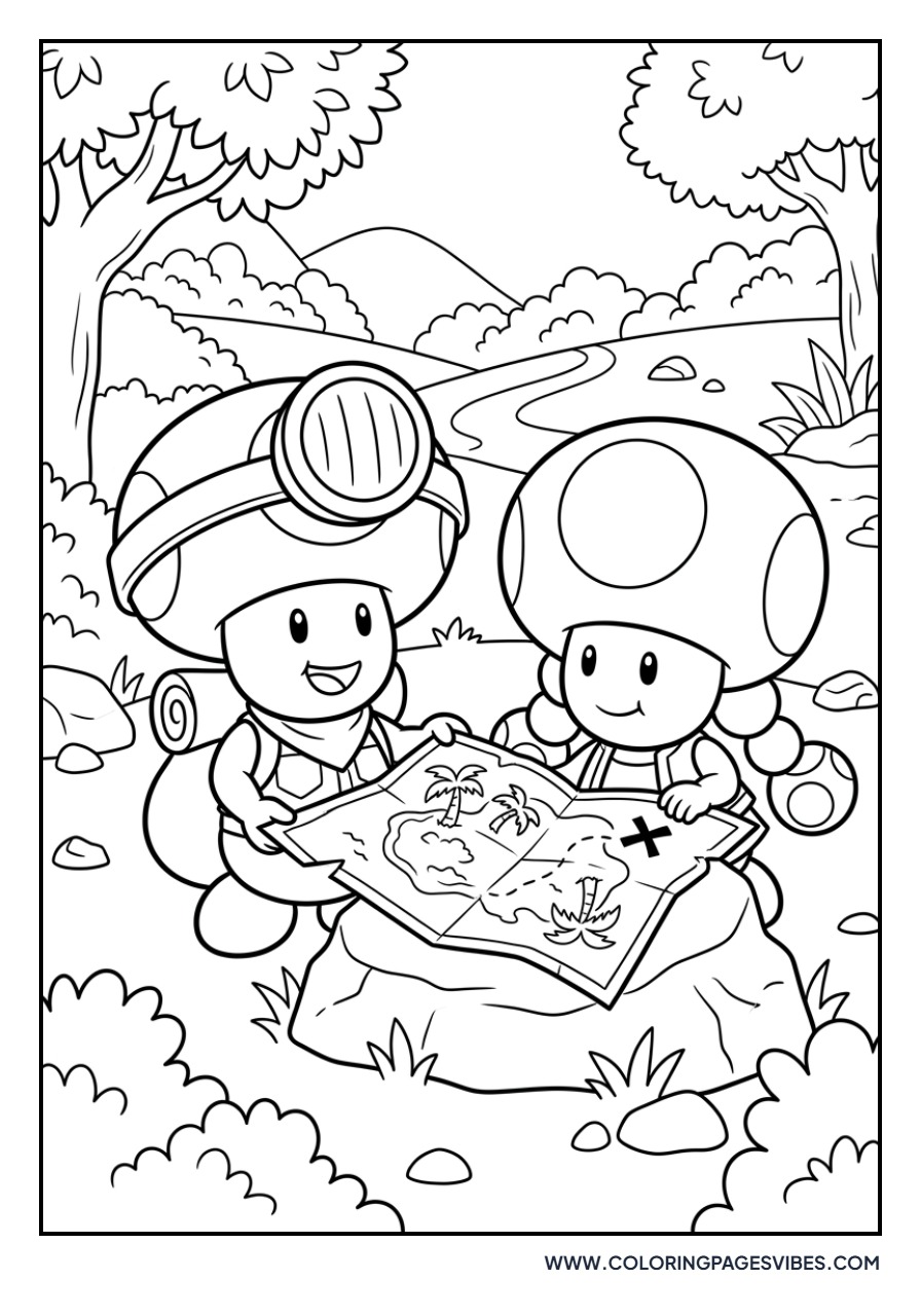 Toadette and Captain Toad