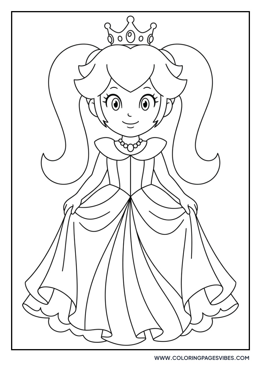 Toadette as a Princess