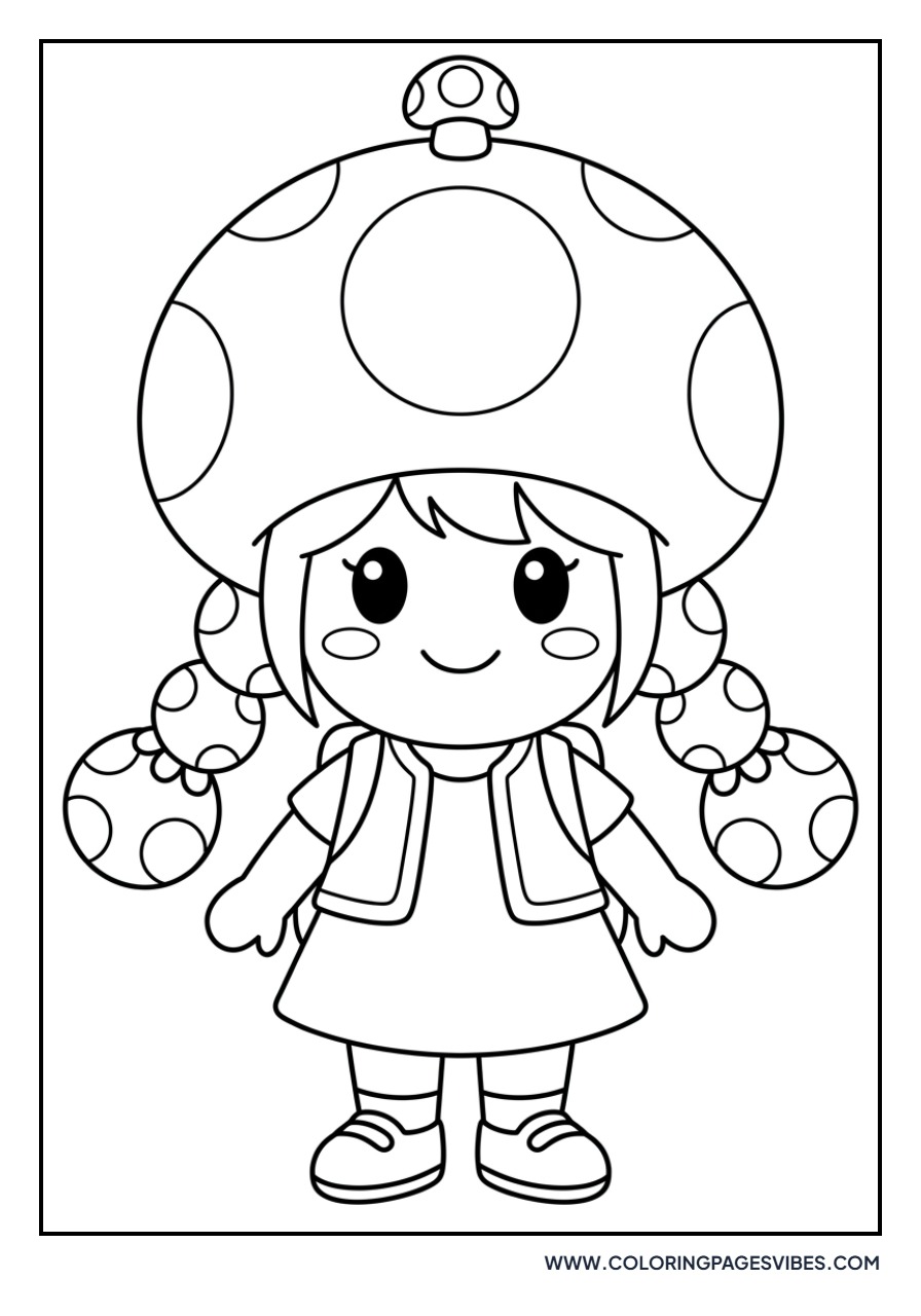 Toadette Smiling