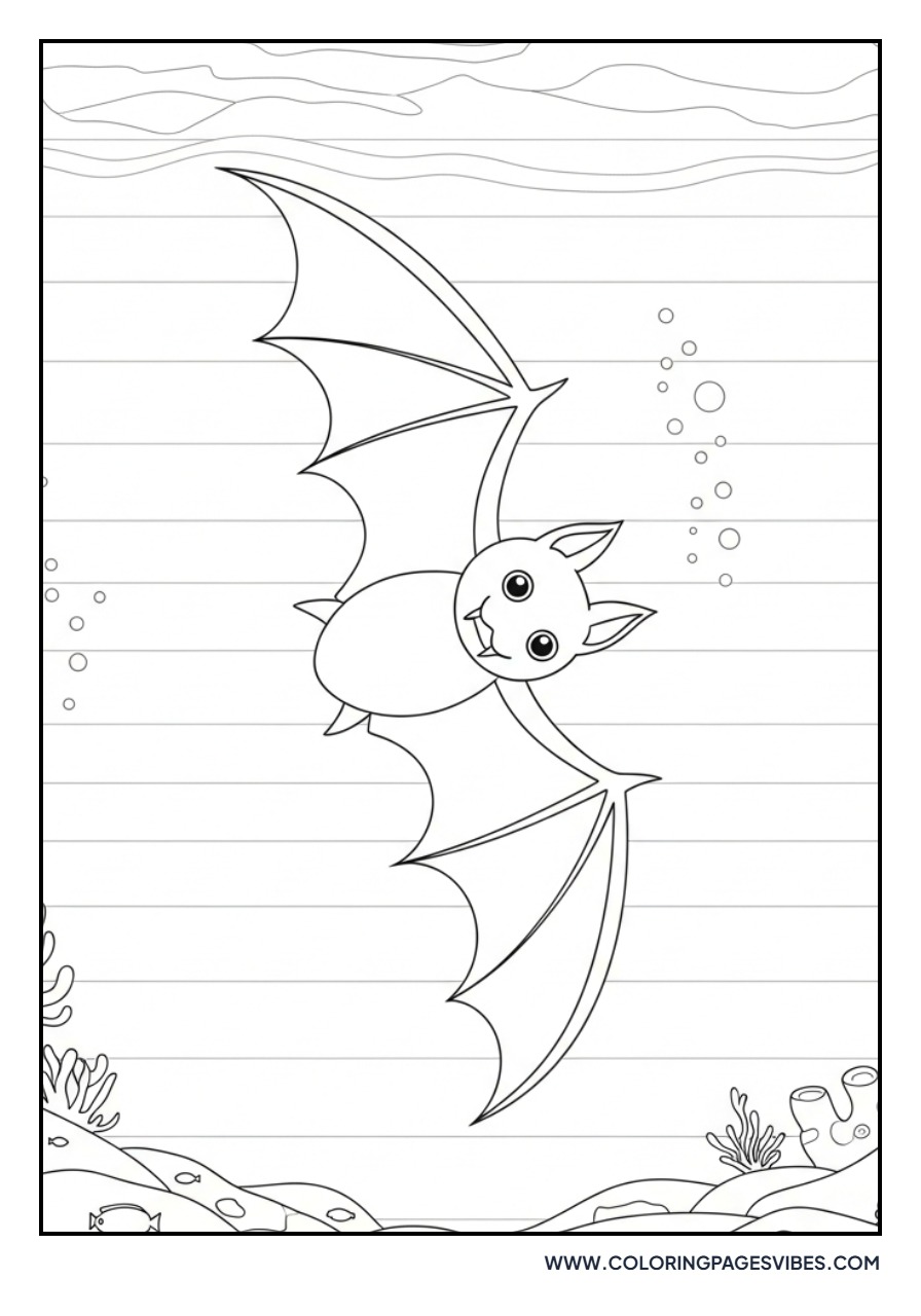 Bat-Submarine Underwater