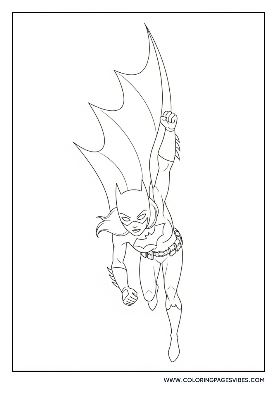Batgirl Flying Low
