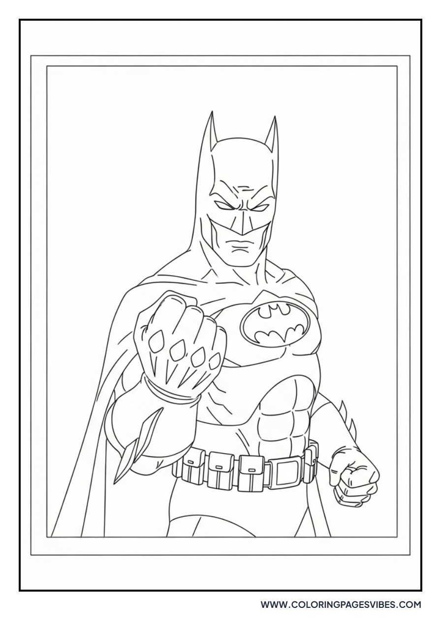 Batman Fist Clenched