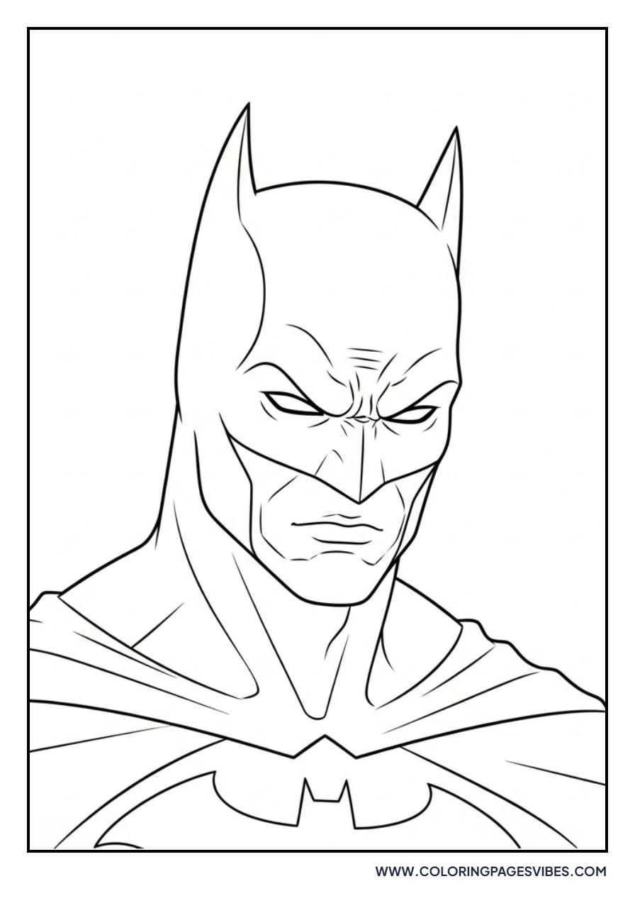 Batman Looking Determined