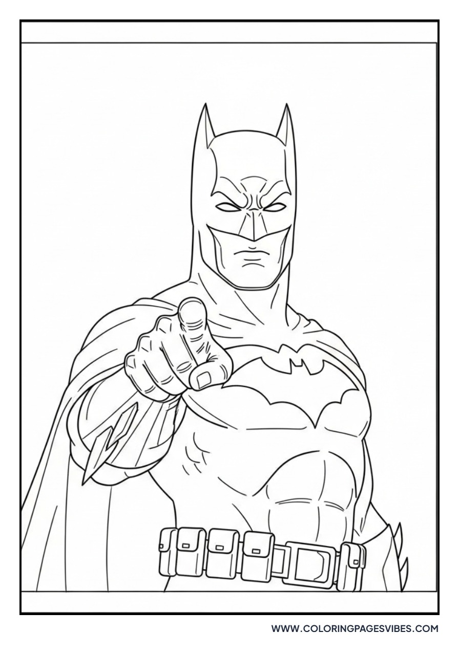 Batman Pointing Forward