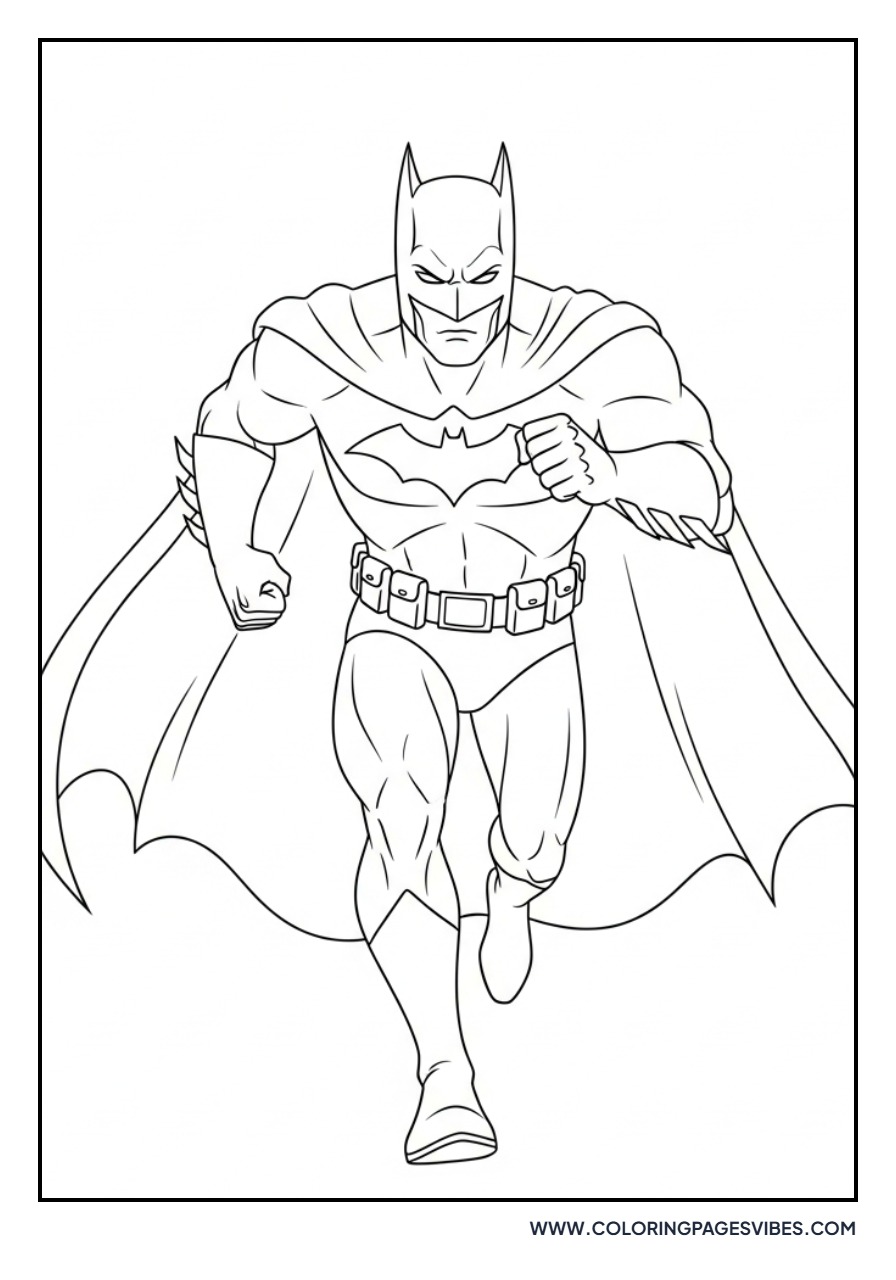 Batman Running Forward