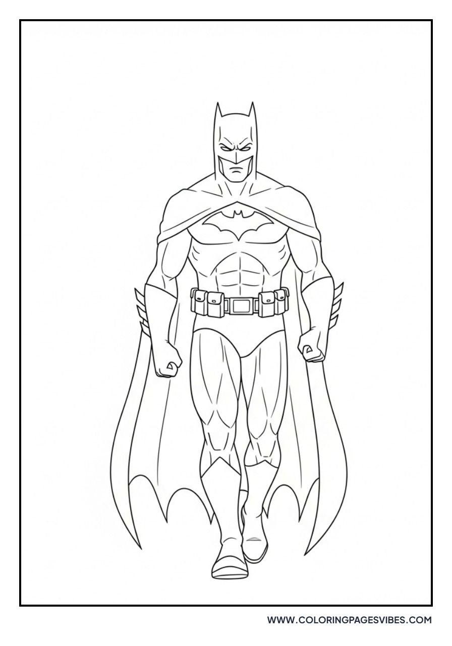 Batman Walking Forward