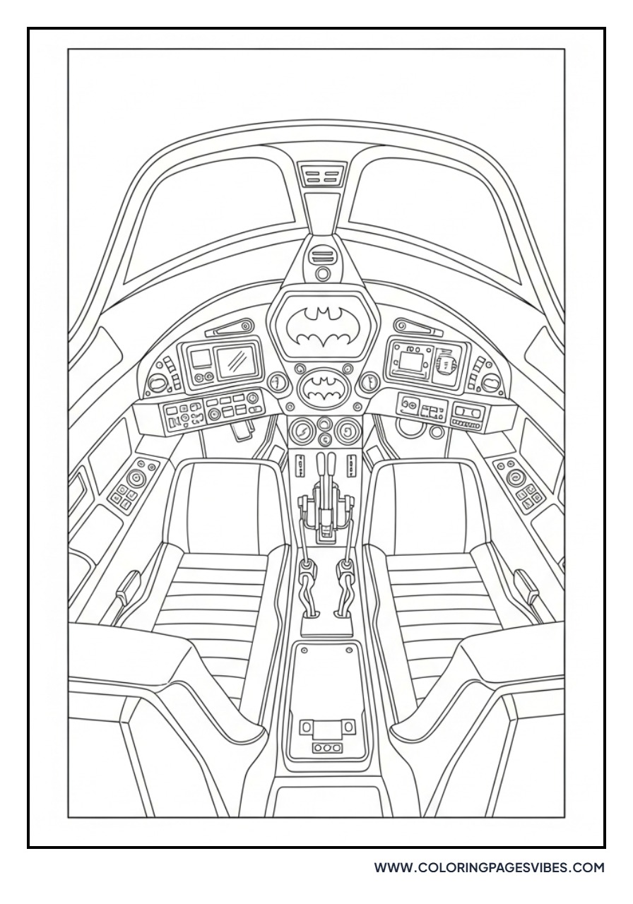 Batmobile Cockpit Interior