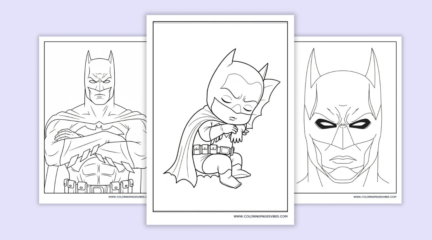 78+ Free Printable Batman Coloring Pages