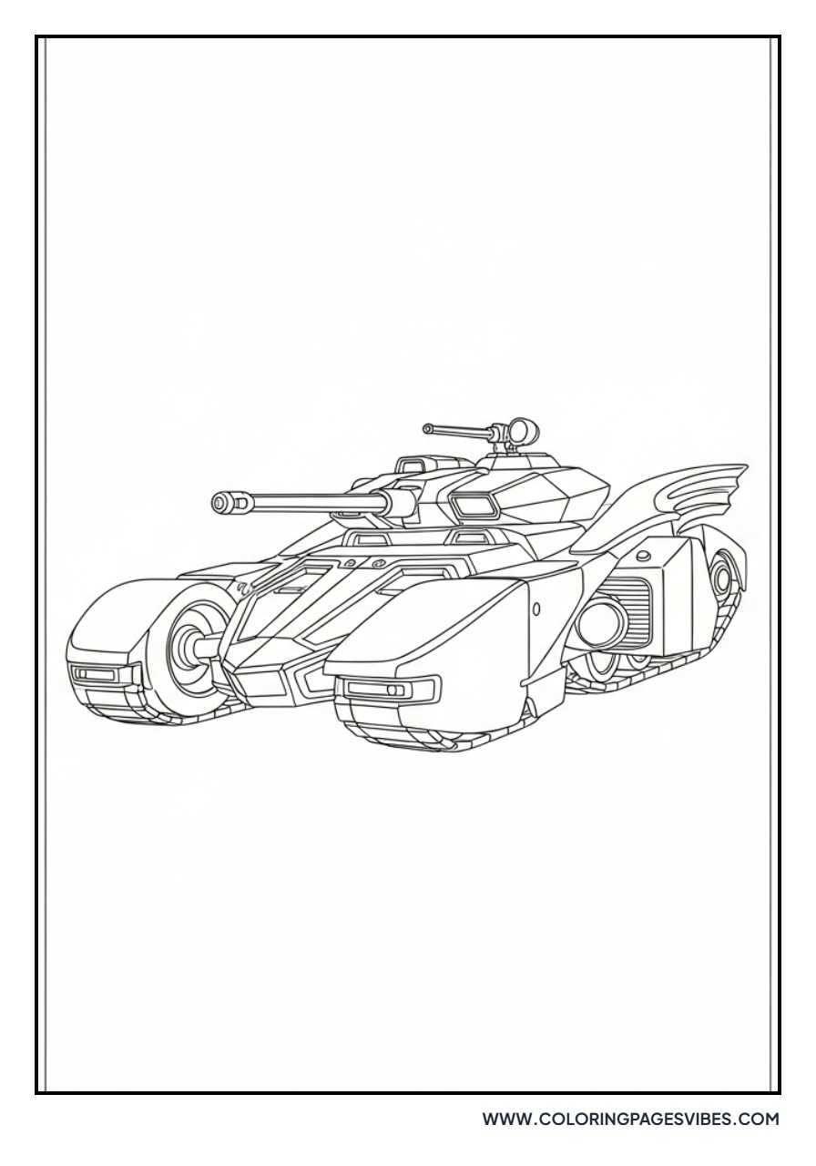 Modern Batmobile Tank