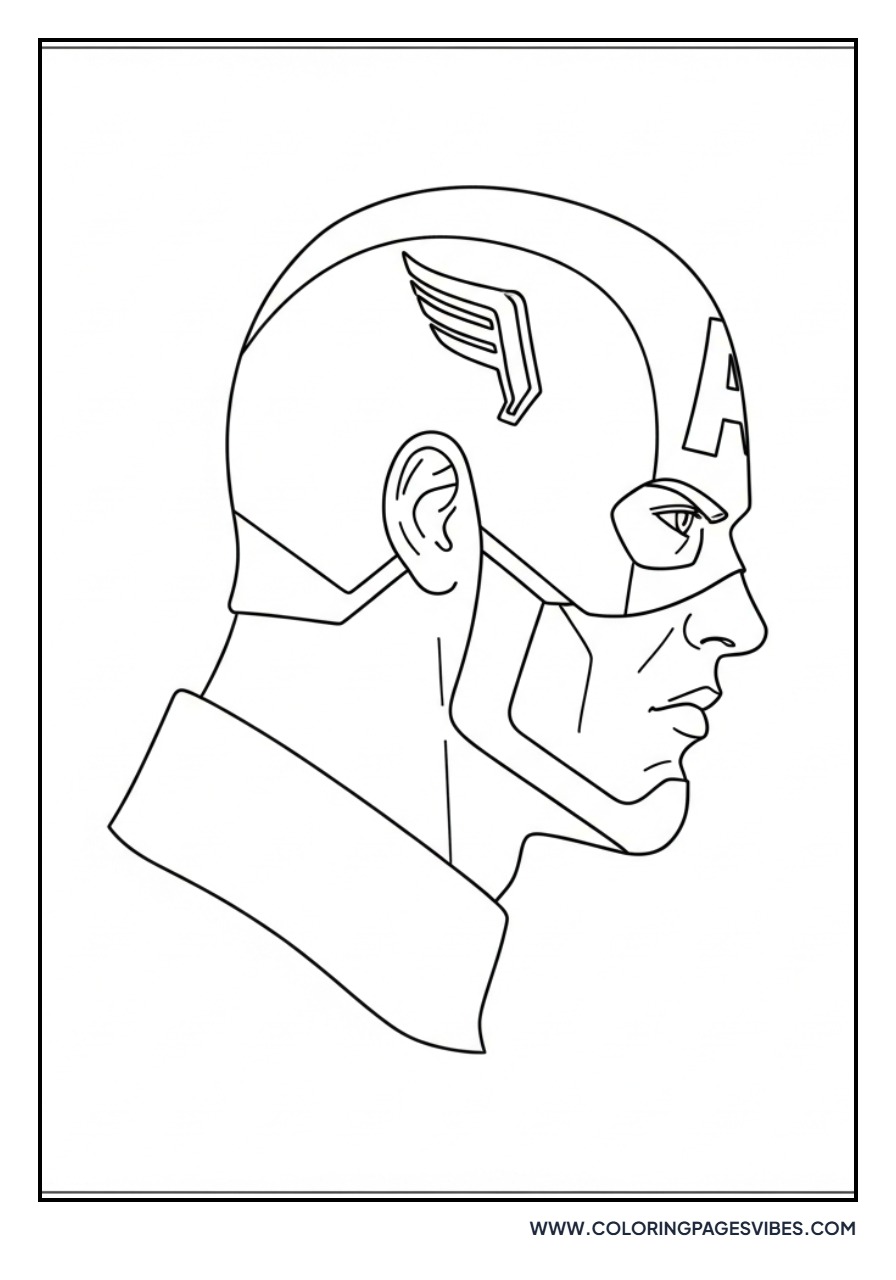 Captain America Profile View