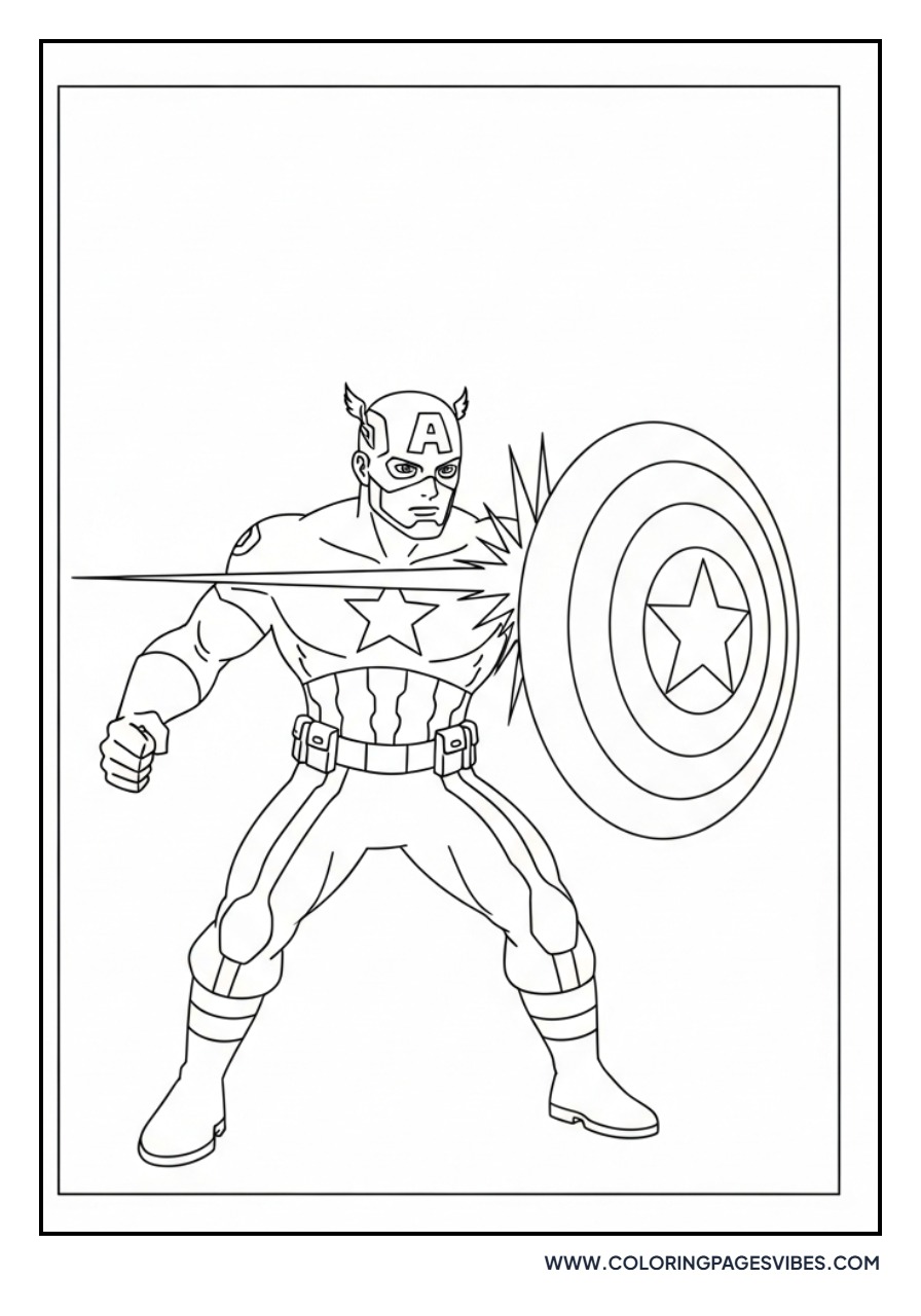 Captain America Shield Block