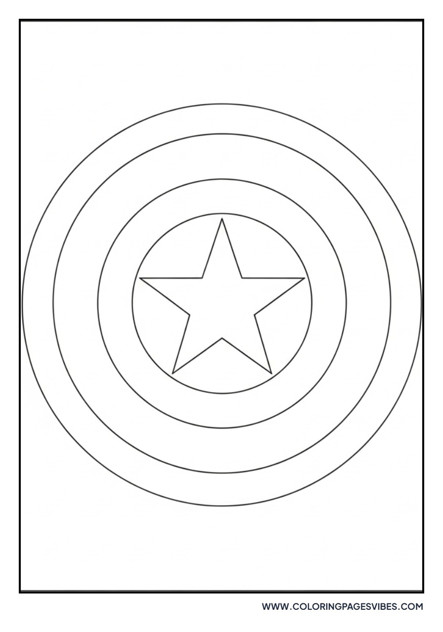 Captain America Shield Circles