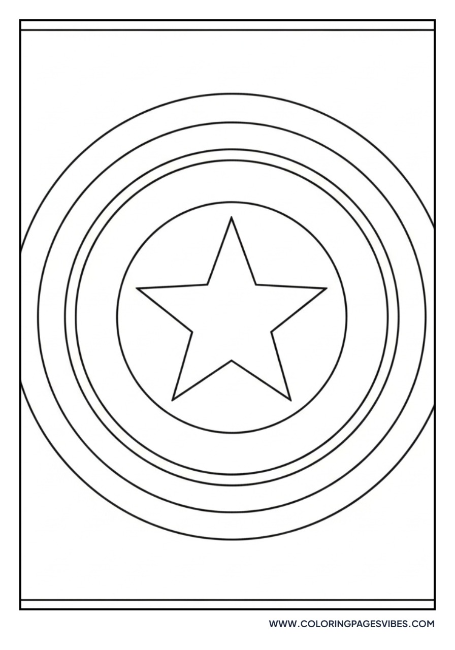 Captain America Shield Close Up