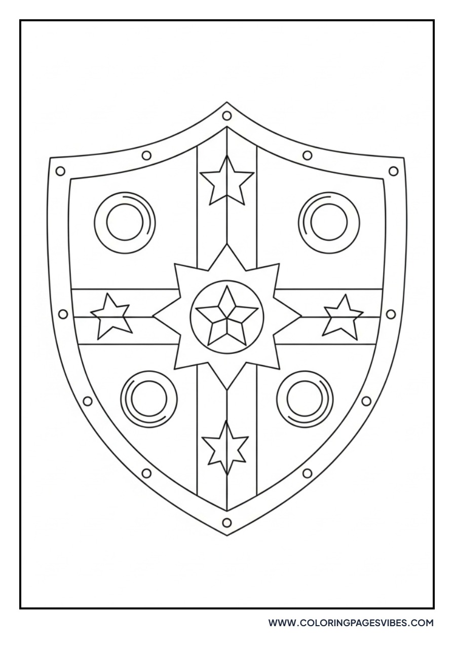 Captain America Shield Pattern