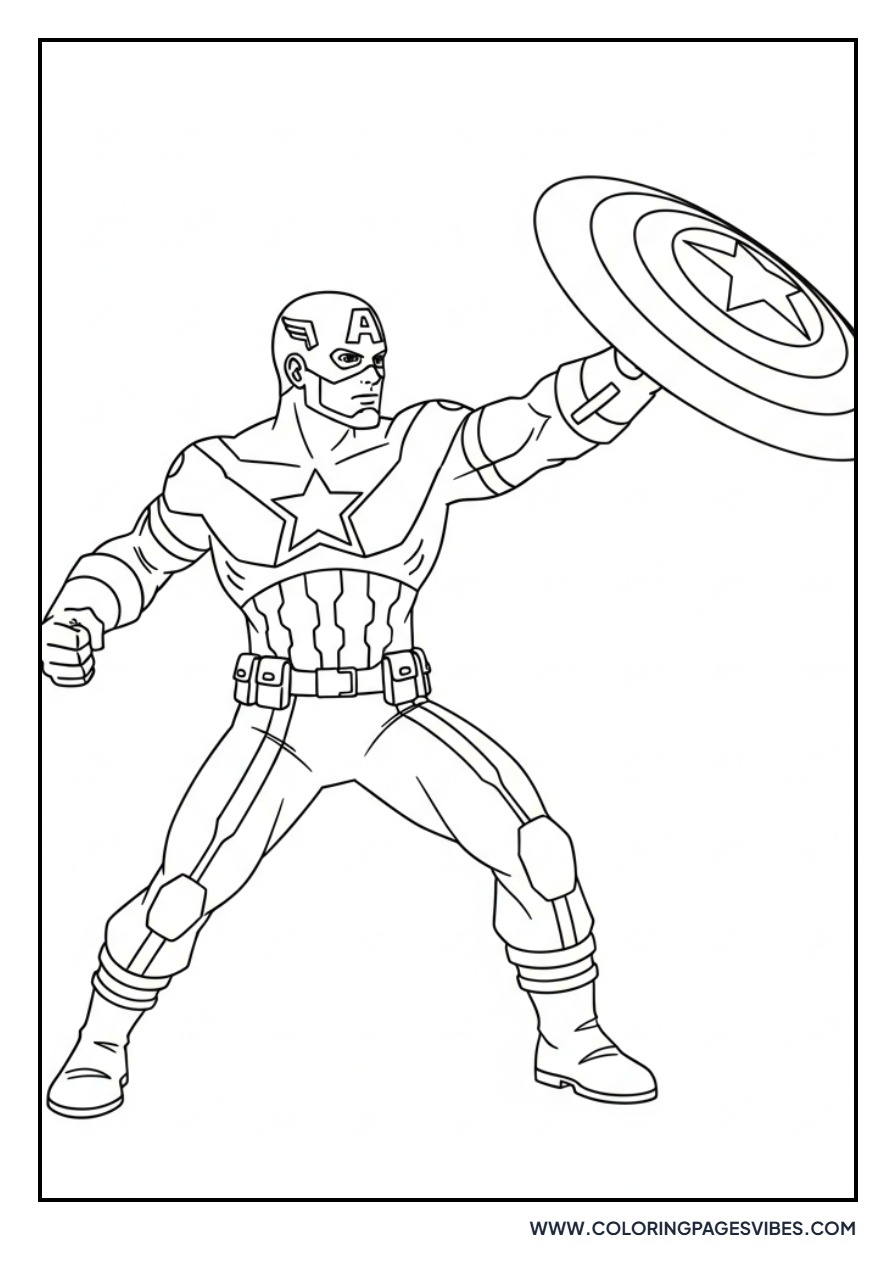 Captain America Shield Throw
