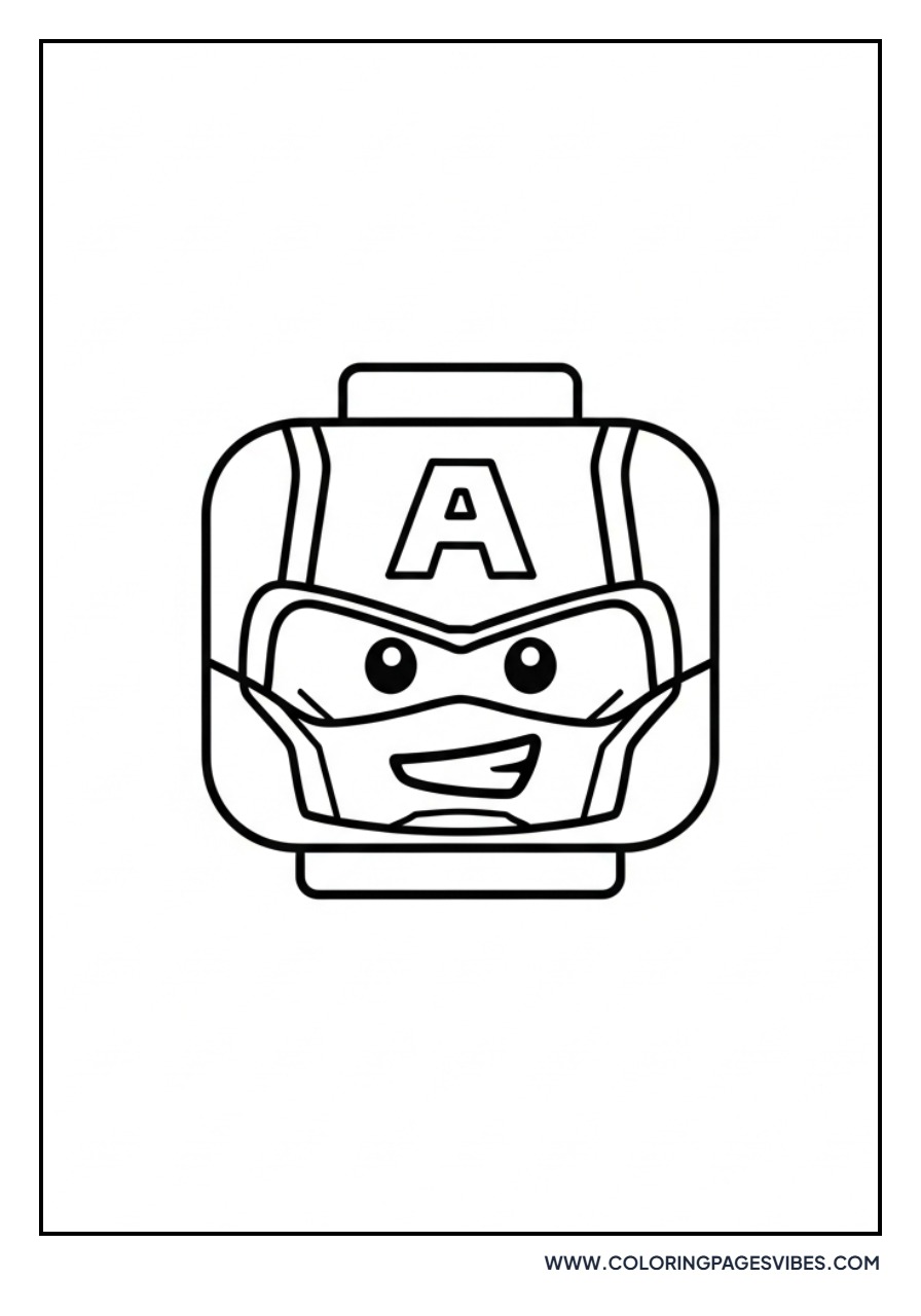 Lego Hero Cap Face