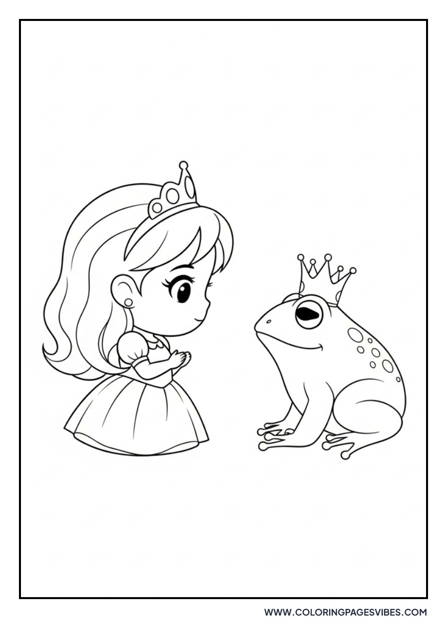 Chibi Princess and Frog