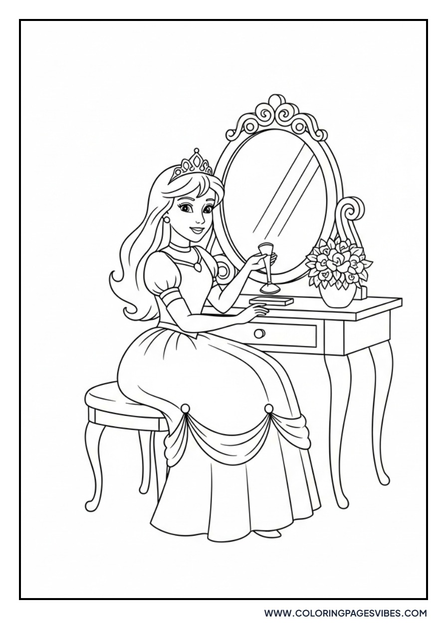 Princess at the Mirror