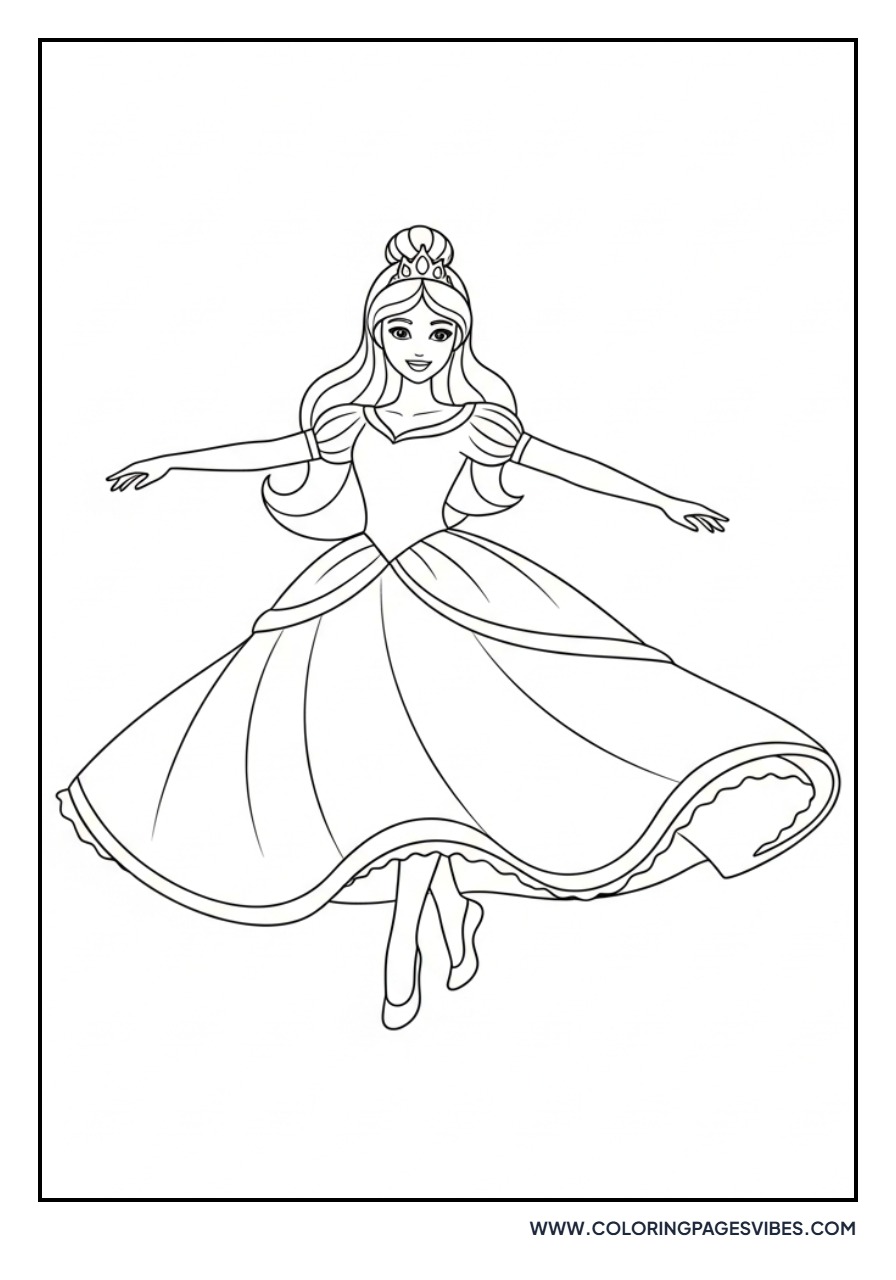 Princess Dancing in Palace