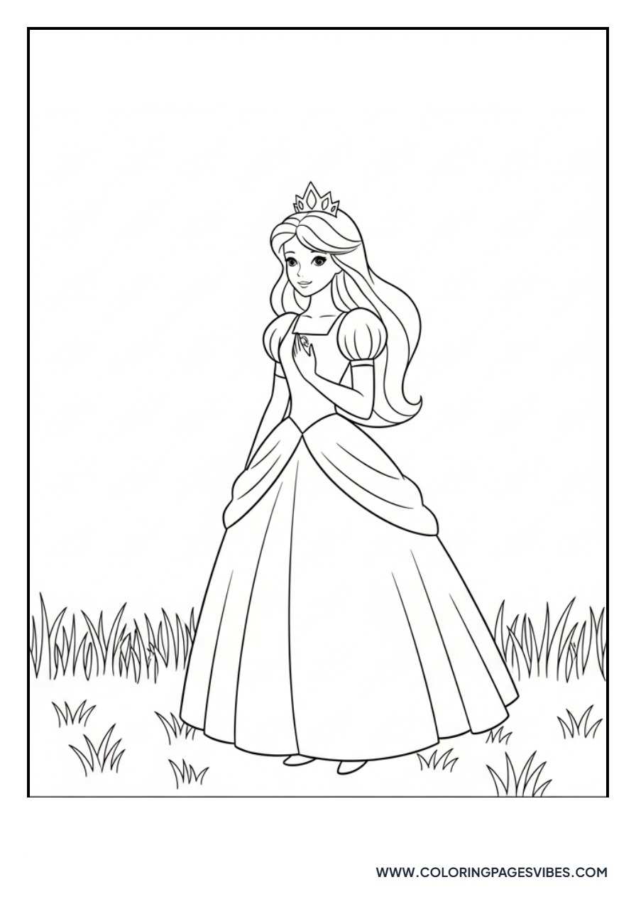 Princess in a Meadow