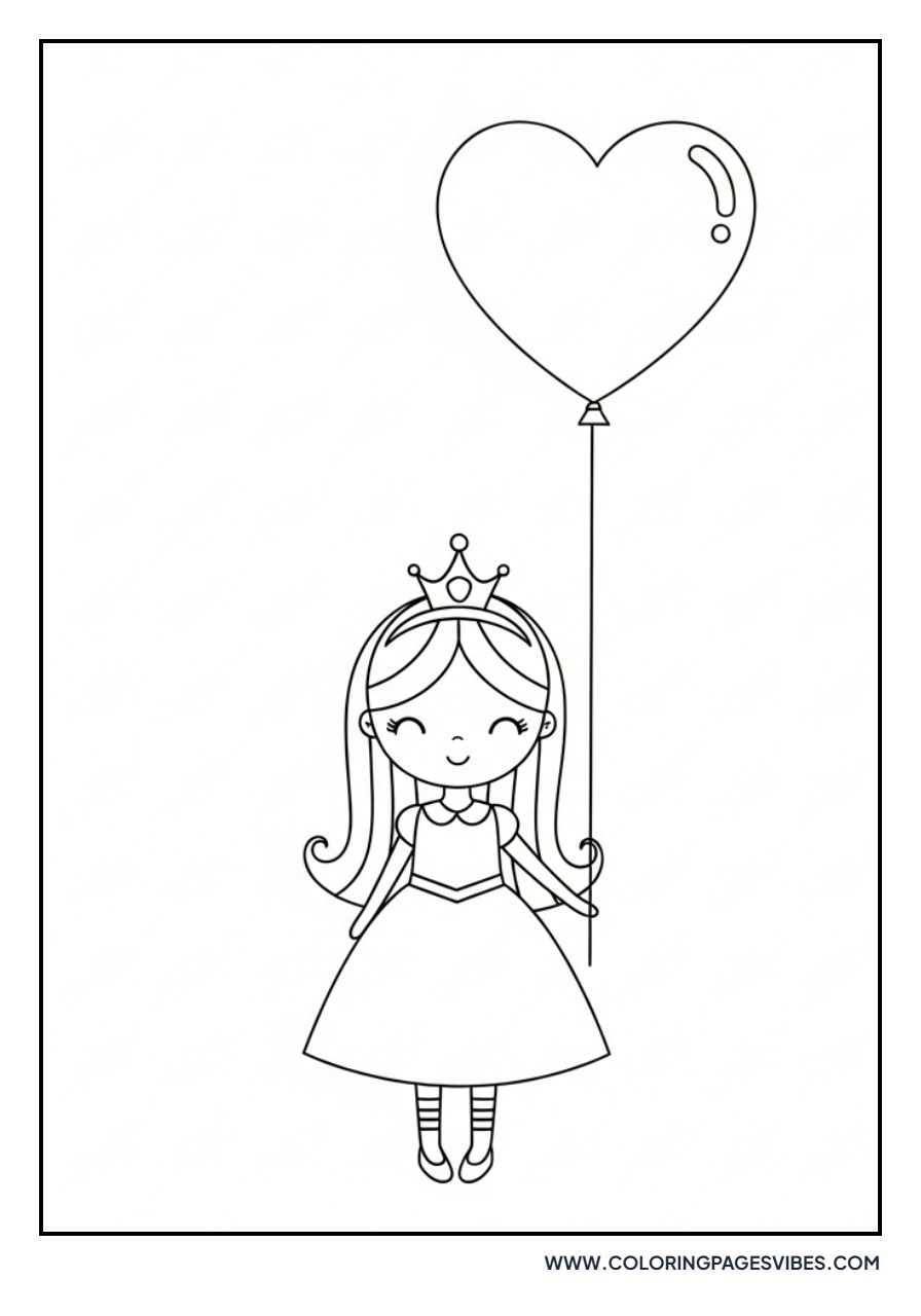 Princess with a Balloon